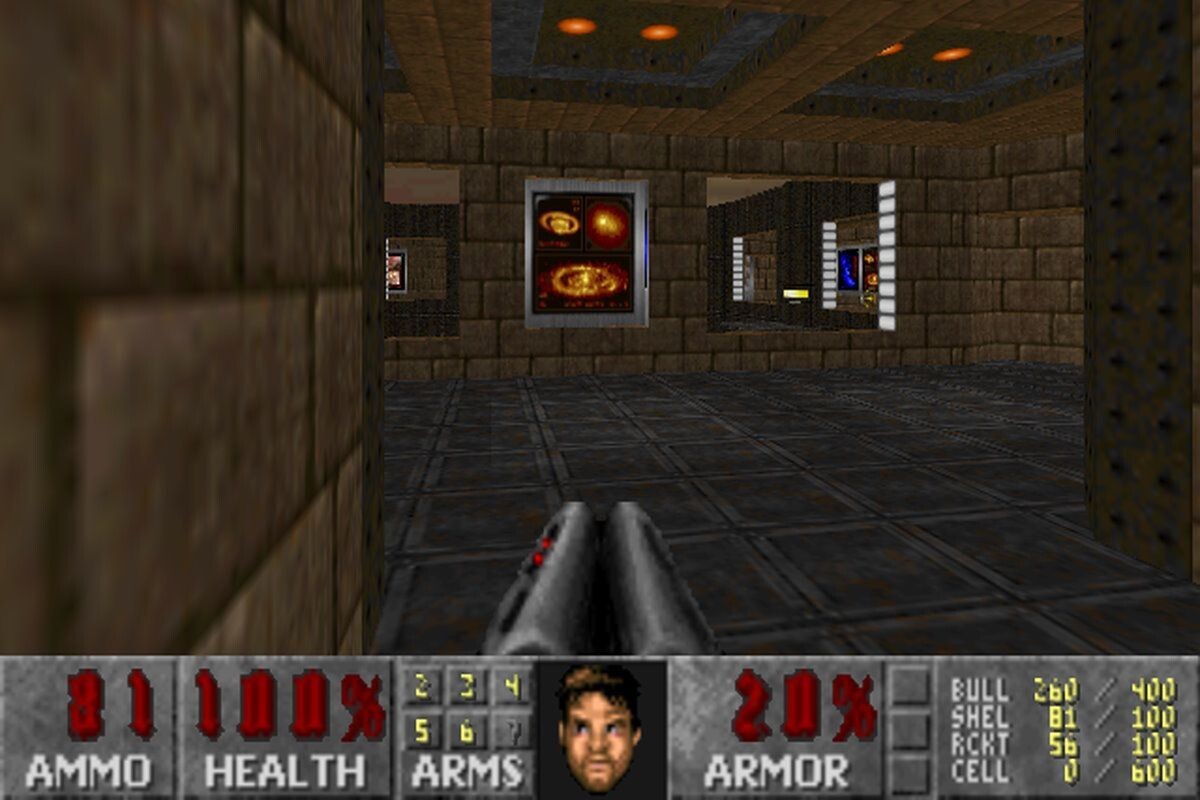    Скриншот из оригинальной игры Doom. Фото: wikimedia.org