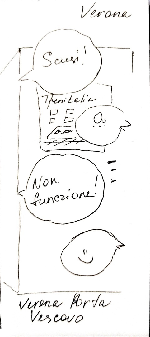 Наши проблески итальянского с итальянцами