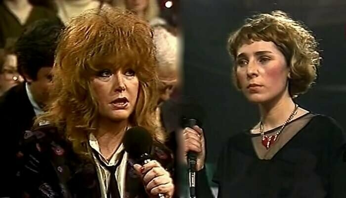 Та самая передача "Музыкальный ринг" 1986 года, на которой Пугачева представила публике группу "Браво", солисткой которой являлась Агузарова.