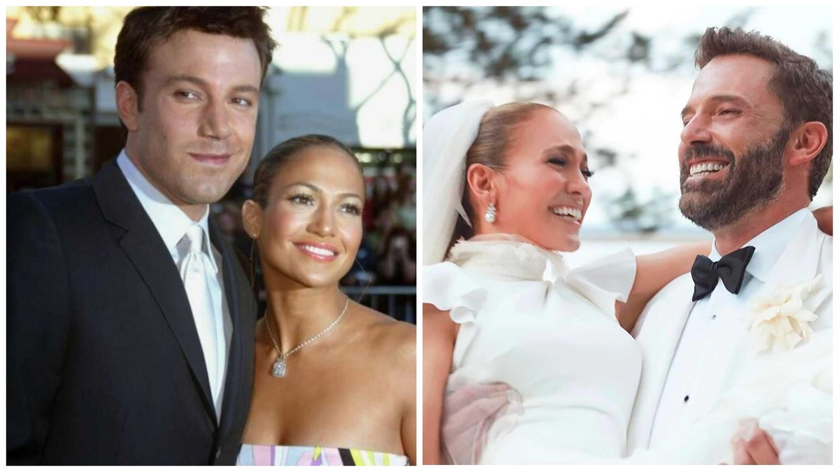 Бен Аффлек и Дженнифер Лопес 2002/2022