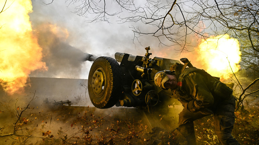     Боевая работа расчёта гаубицы ВС РФ в Курской области РИА Новости Сергей Бобылев