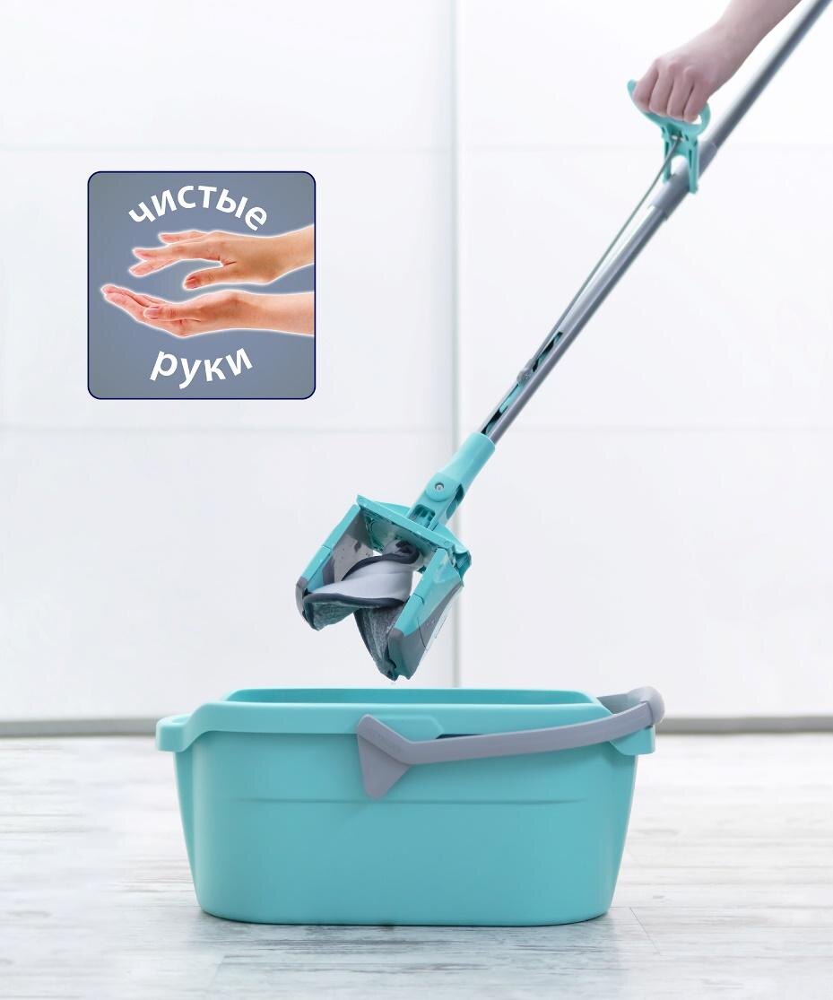 Хороший отжим, позволяющий мыть ламинат, чтобы он не вздулся от лишней влаги