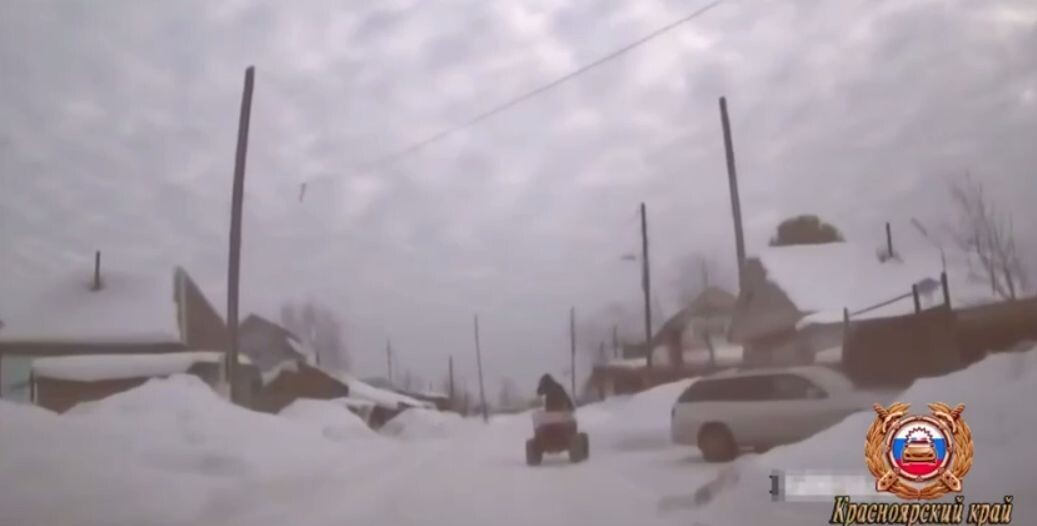     В Лесосибирске 10-летний мальчик катался на квадроцикле отца