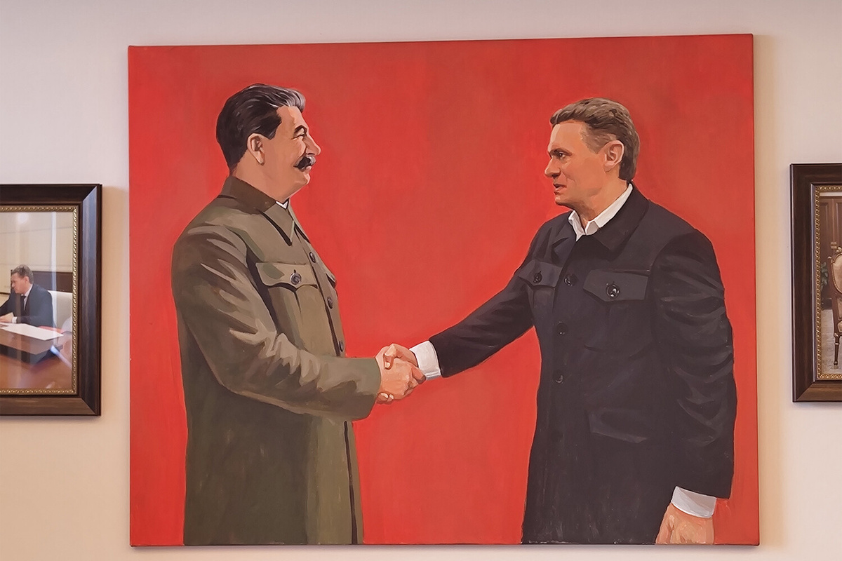 Советская эстетика в приемной губернатора Вологодской области Георгия Филимонова    📷