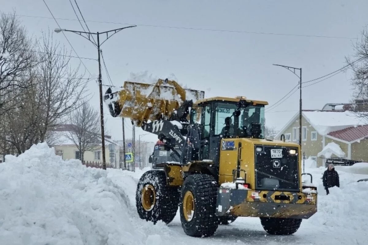    Круглосуточно обязали работать ответственных за снегочистку на Камчатке
