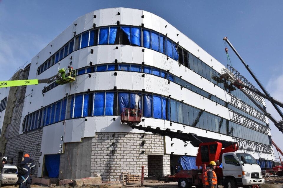    Строительство нового аэропорта в Барнауле, март 2025. Источник: минтранс Алтайского края