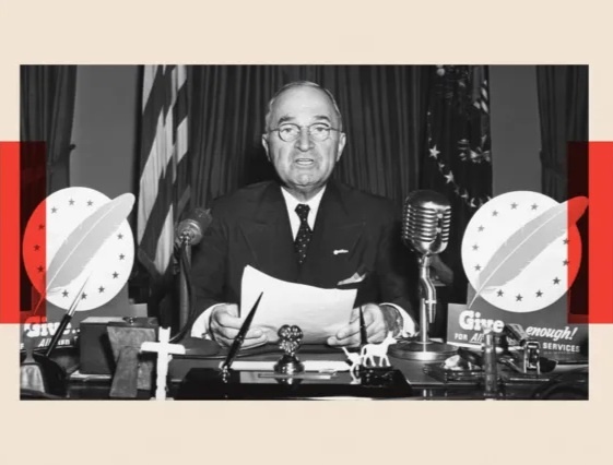 Президент Трумэн заявил, что Соединенные Штаты должны поддерживать свободные нации. Фото Getty Images.