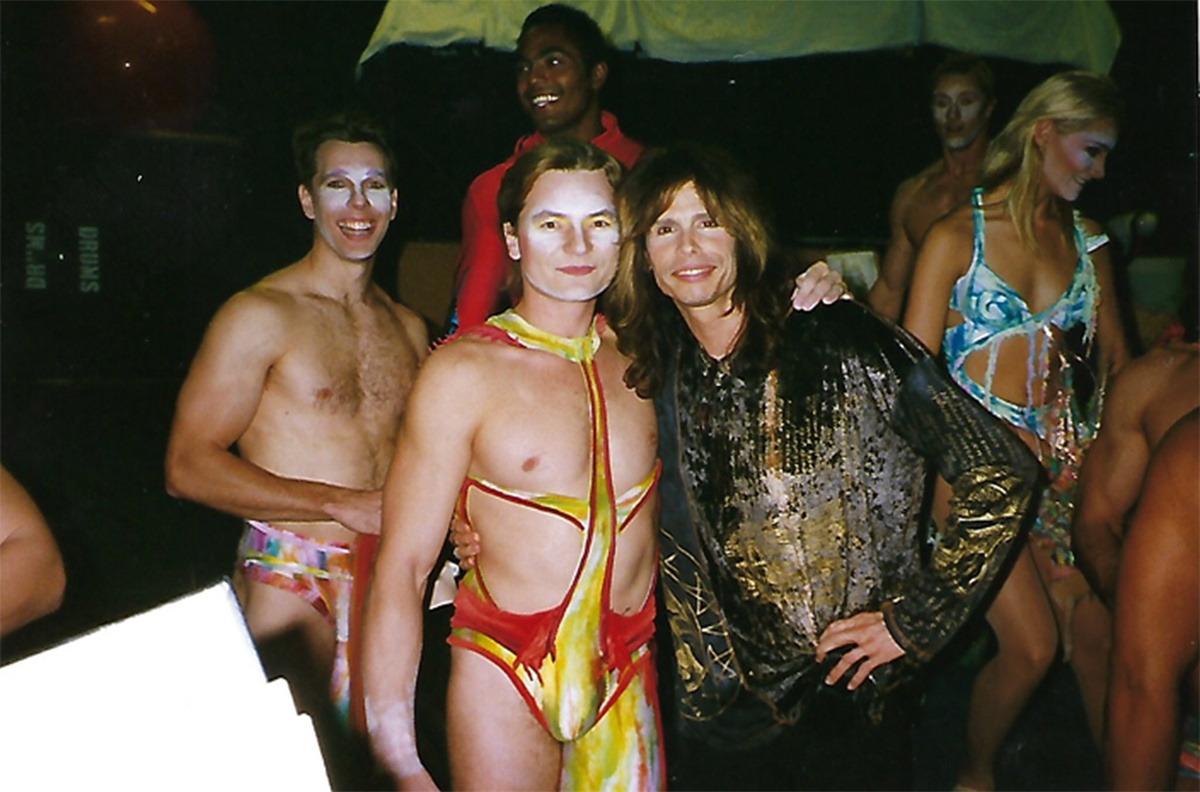 Валерий Сычев со Стивеном Тайлером, Aerosmith, фото из личного архива артиста