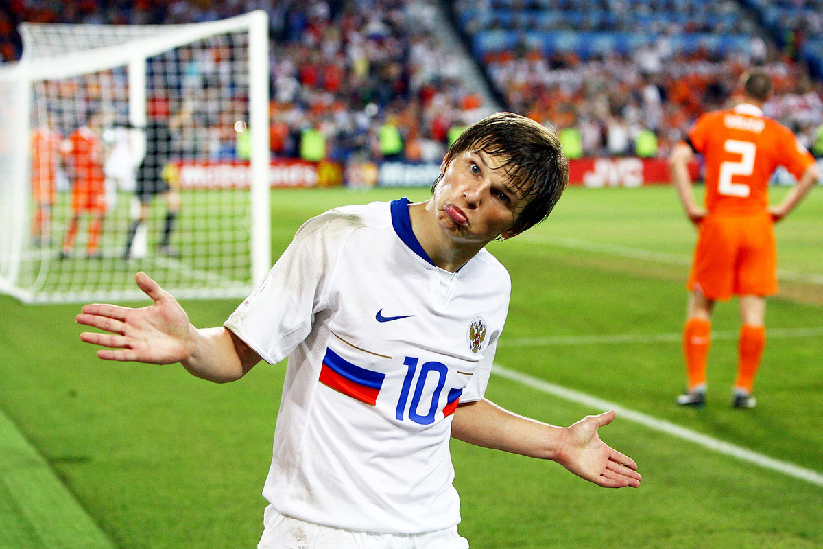 Андрей Аршавин на Евро 2008 (Бронза за сборной России)