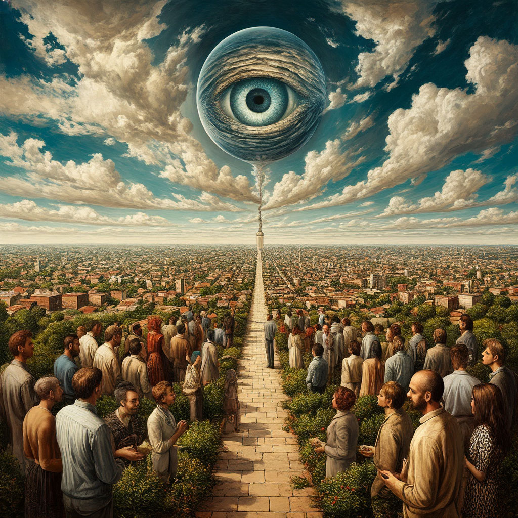 Так видит общественную жизнь нейросеть