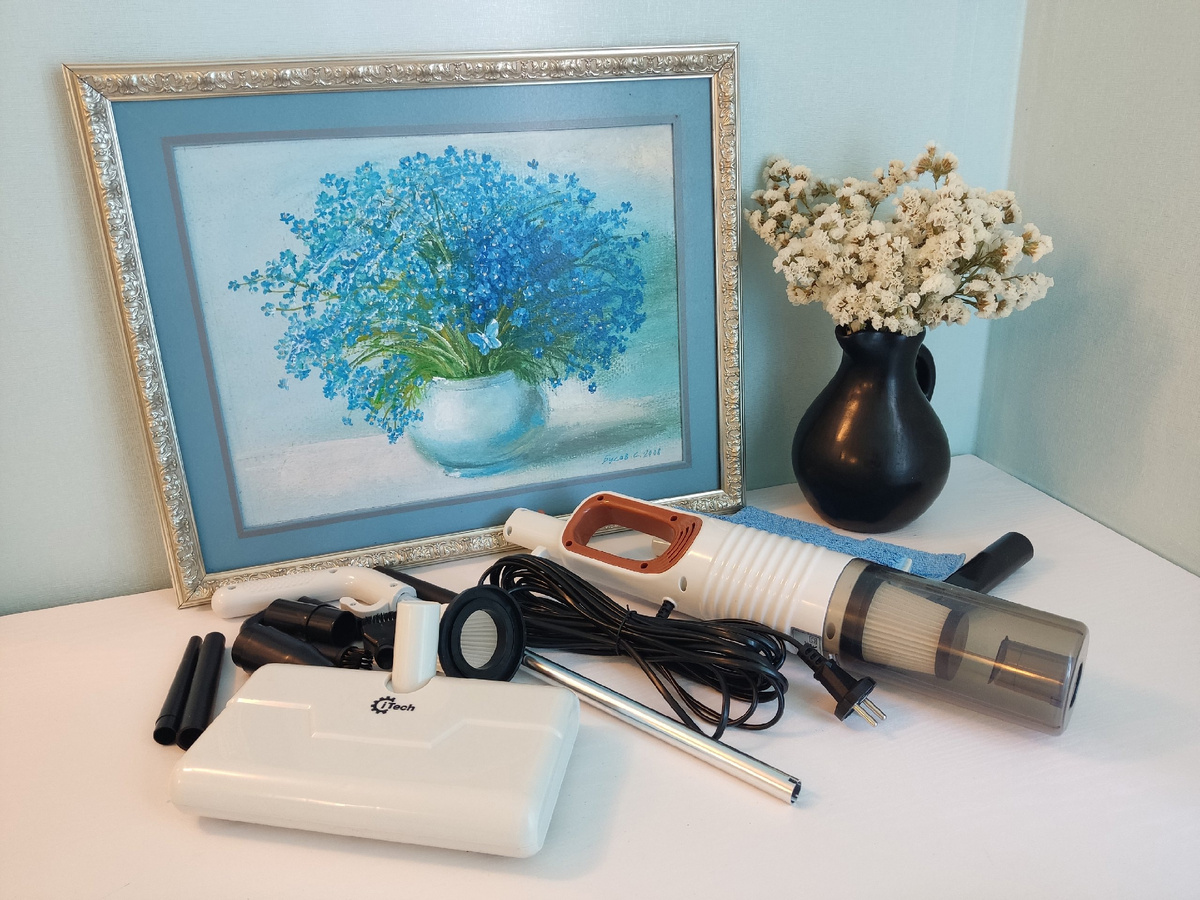 Сборка пылесоса интуитивно проста и понятна