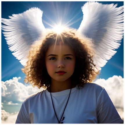 Сгенерировано ИИ- Ангел- Хранитель от всего и всех.