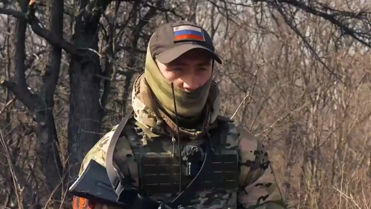    Российский военнослужащий.