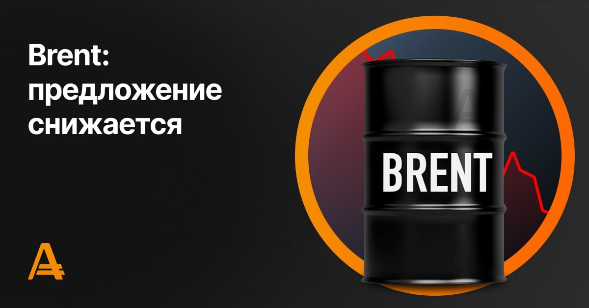 Что происходит с нефтью марки Brent 26.03.2025 года