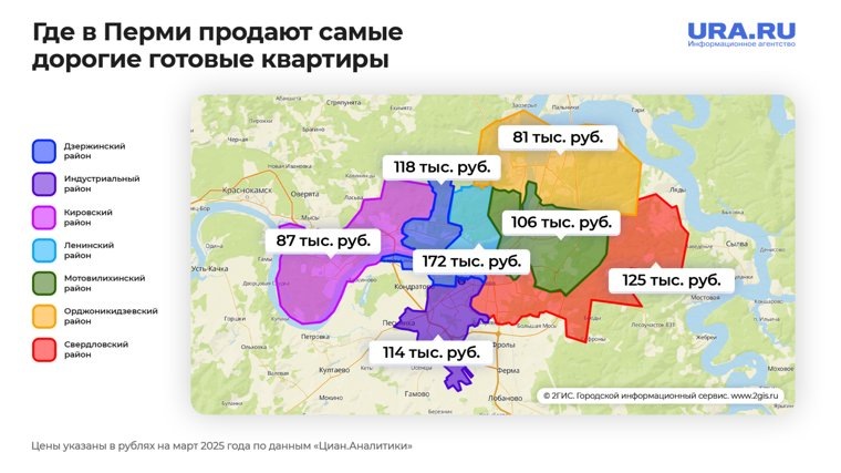 В Ленинском районе квадратный метр в среднем стоит 172 тысячи рублей. Фото: URA.RU