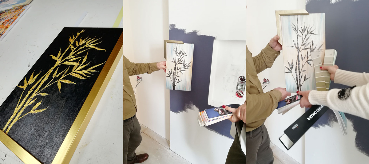 Иллюстрация из архива Арт-бюро «Эмбери». Первое фото - первый вариант черное с золотом