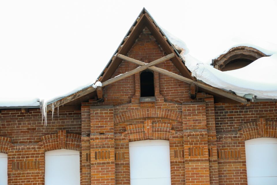    Реконструкция Дома афганцев (февраль 2025) . Источник: Виталий Барабаш