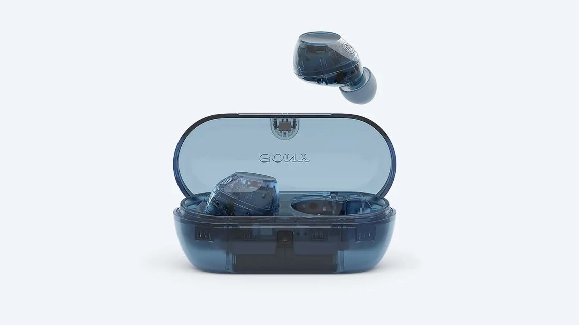    Новый цвет наушников Glass Blue (голубой с прозрачной крышкой).