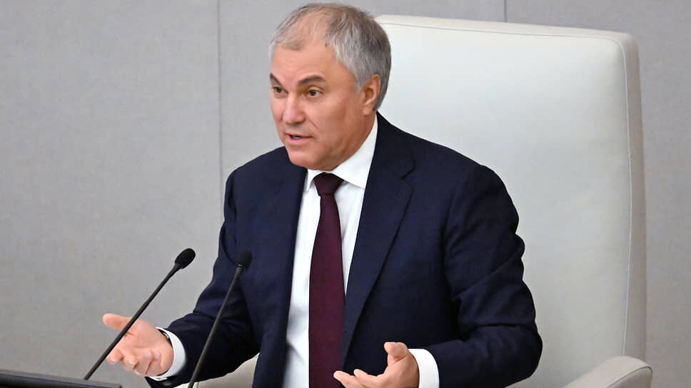 Спикер Госдумы Вячеслав Володин поздравил татарстанцев с 30-летием Госсовета.📷Фото: Дмитрий Духанин / Коммерсантъ