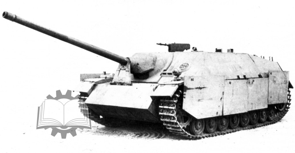 Первый опытный образец Panzer IV land (V), мащина имеет опытную, дистанционно управляемую установку пулемета.