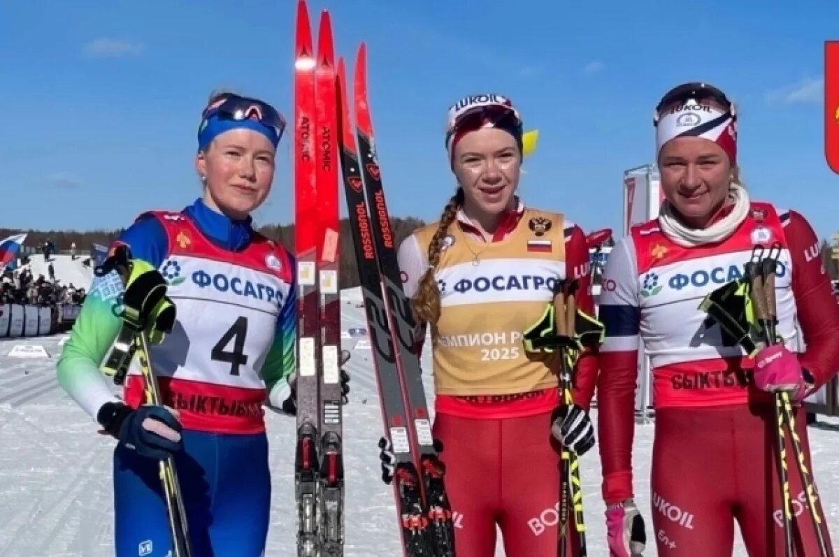    Дарья Канева завоевала серебро в масс-старте на 50 км для женщин.