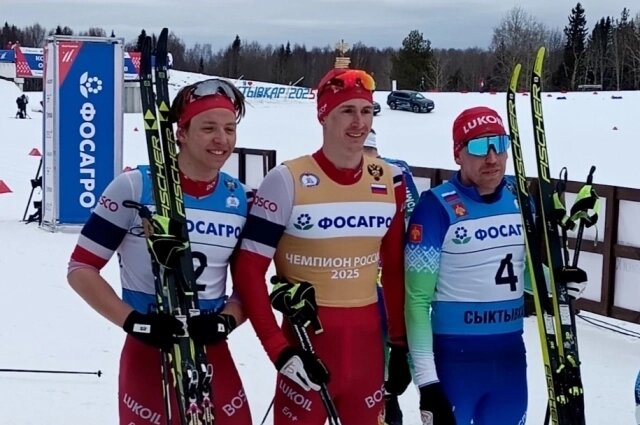    Илья Семиков взял бронзу в масс-старте на 50 км. Фото: Администрация Главы Республики Коми