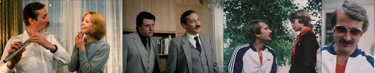 «Я сам себе надоел и никак не могу от себя отделаться» (признание от Коли Садовского) (коллаж кадров из указанных советских кино)