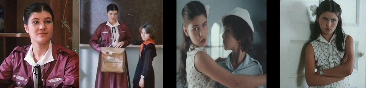 «В вашем возрасте пора научиться врать как следует» (мудрость от Фимы Королева) (коллаж кадров из упомянутых советских кино для детей)