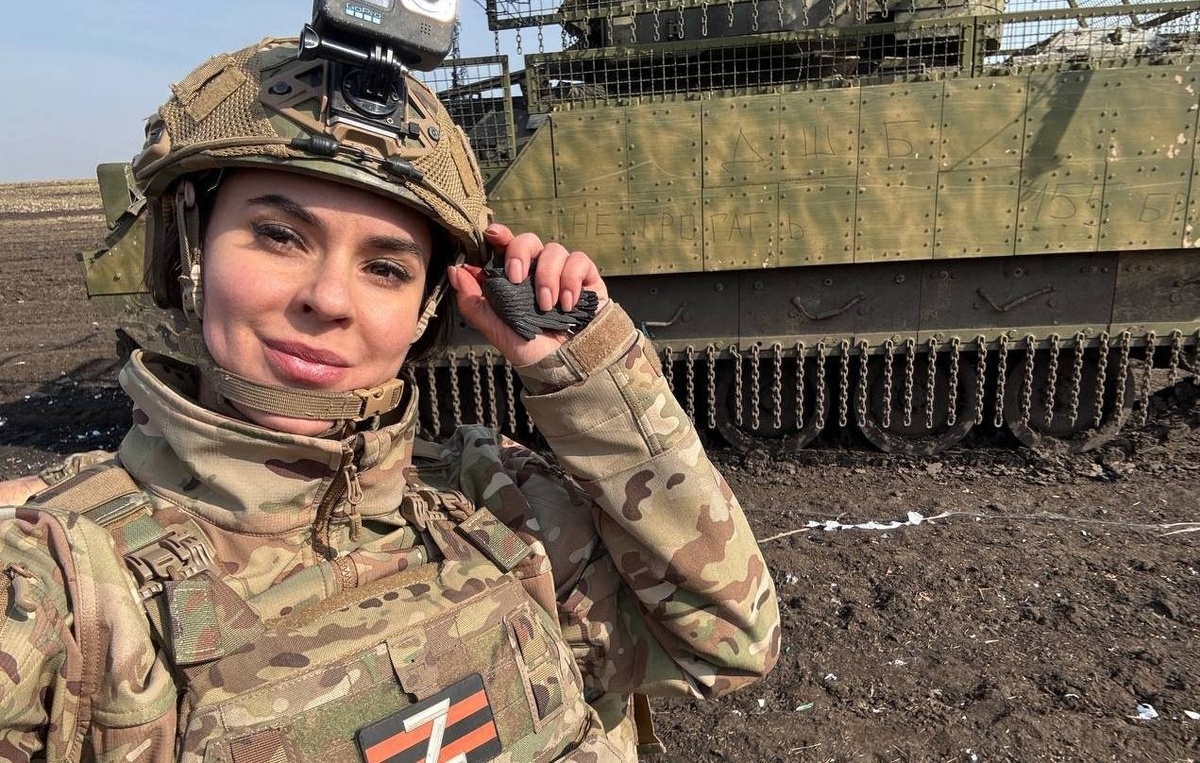   Военный корреспондент Первого канала Анна Прокофьева  Telegram-канал "Журналистка | Z |"