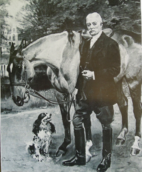 Портрет Томаша Замойского с лошадью и собакой – Войцех Коссак 1928 год, Фото из архива польского охотника 