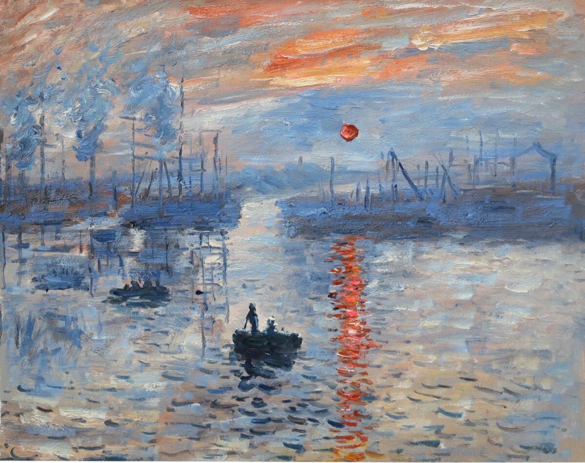 Клод Моне «Впечатление. Восход солнца», «Кувшинки» 1872 г