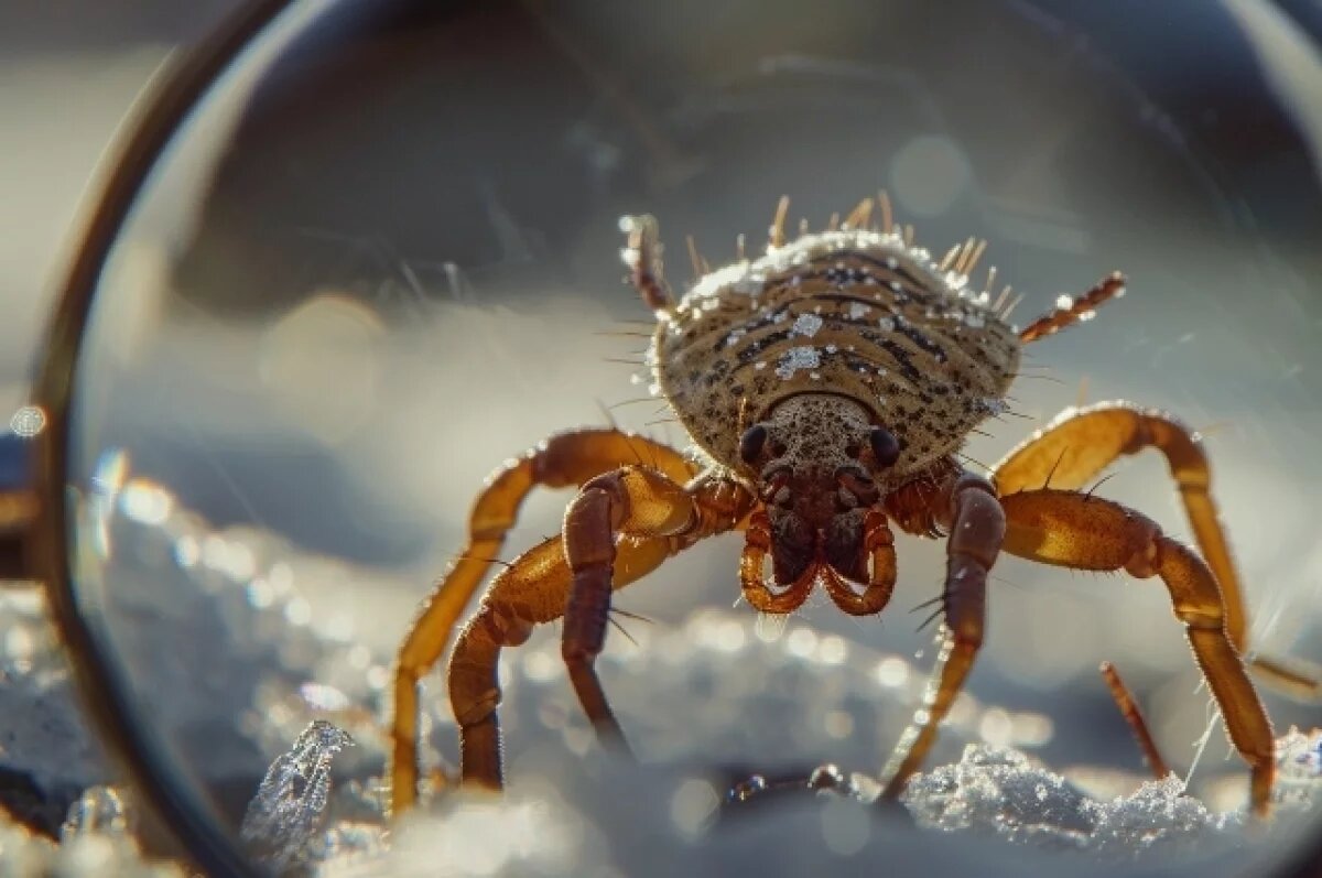    Первый клещ укусил мужчину в Заельцовском районе Новосибирска в марте 2025