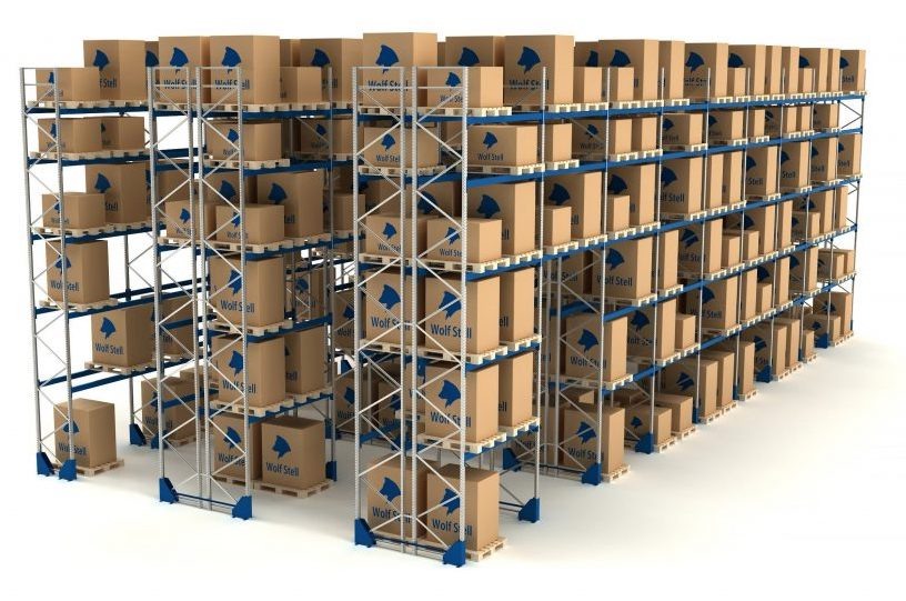 Паллетные фронтальные стеллажи