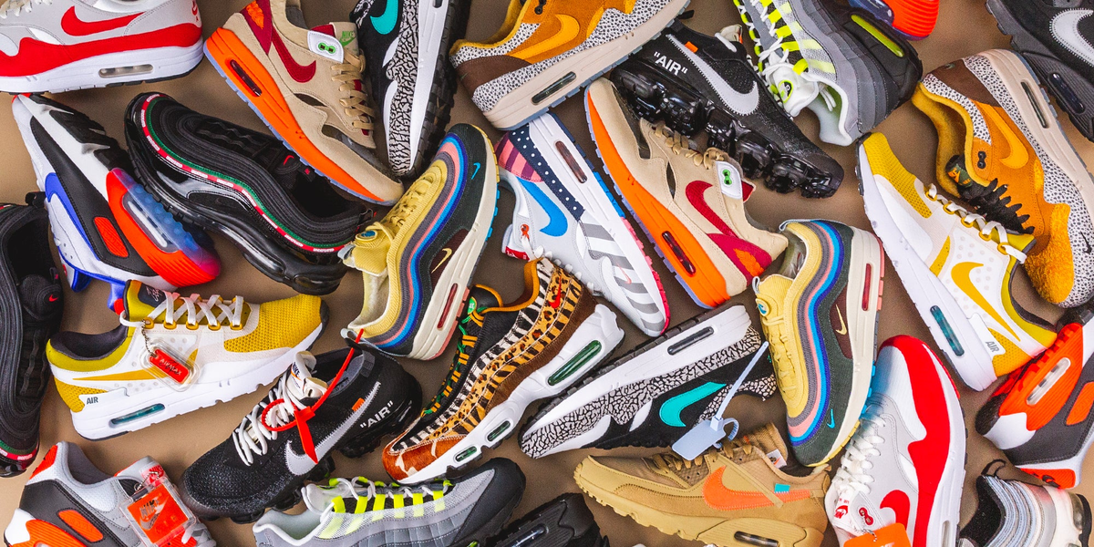 Модели Nike с технологией Air Max