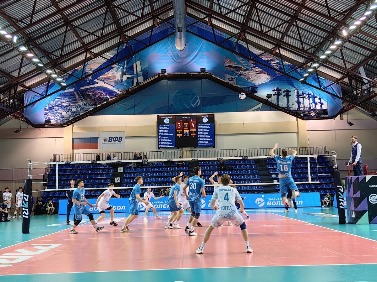    ЮКИОР открыл домашний финал Молодежной волейбольной лиги победой над «Динамо-ЛО-2»