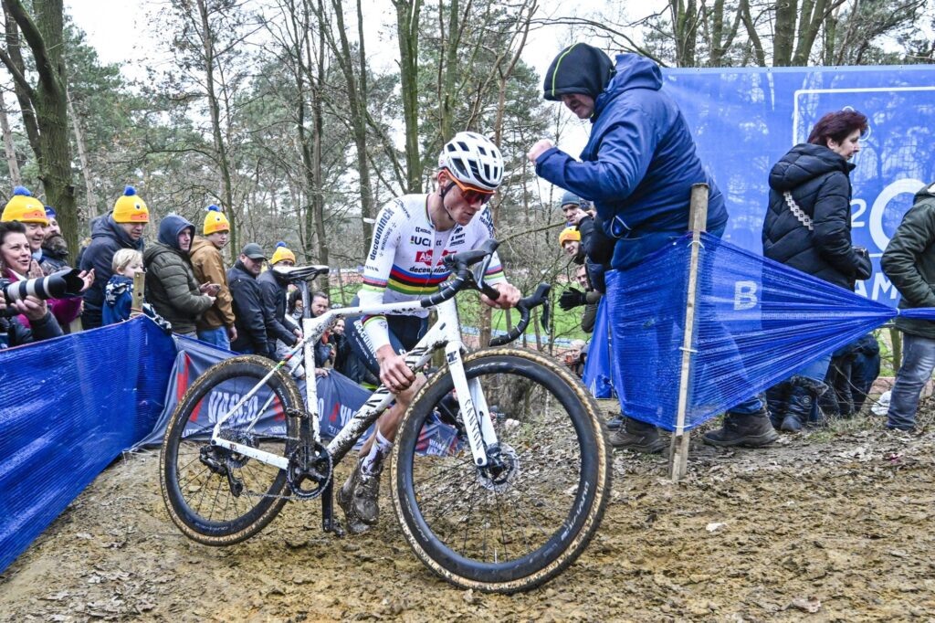    Herentals - Belgium - cycling - cyclisme - radsport - wielrennen - Van Der Poel Mathieu (NED) of Alpecin - Deceuninck pictured during X2O Trofee Herentals elite men 2023 - Photo: Peter de Voecht/PN/Cor Vos © 2023