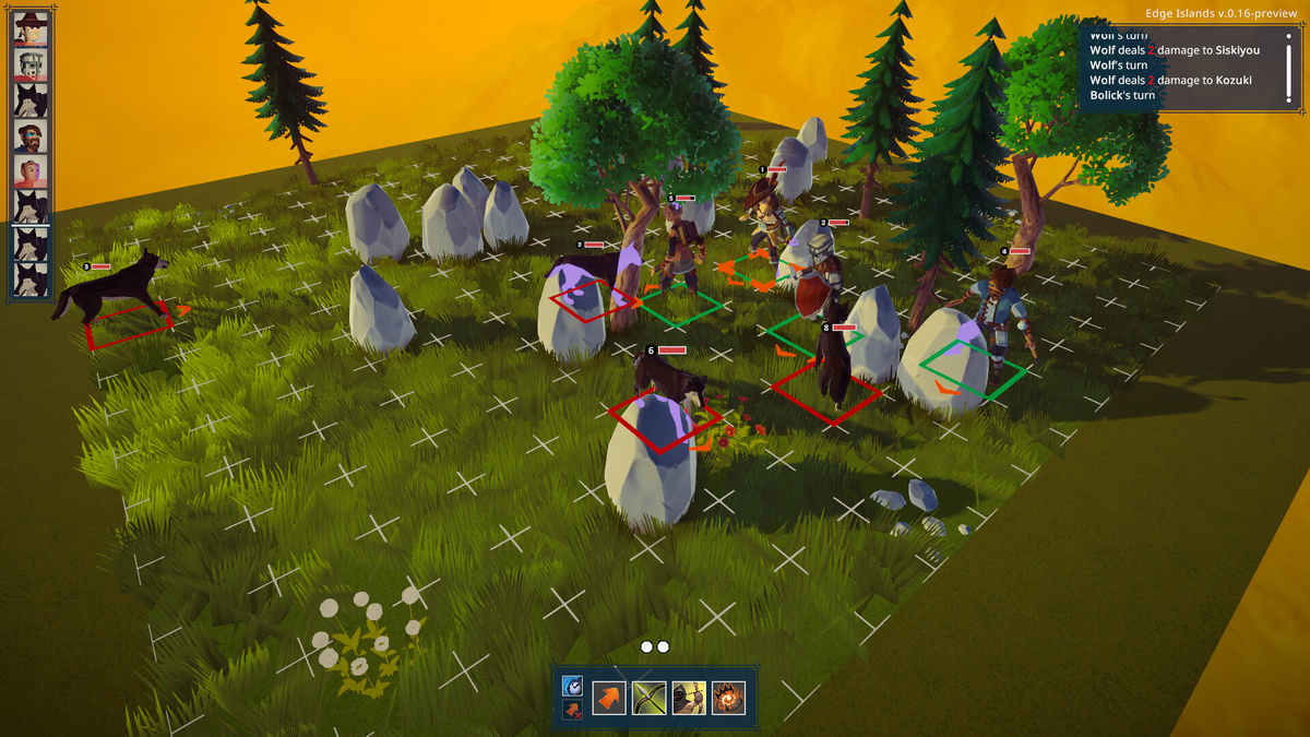 Как выглядят сражения в Edge Islands. Источник скриншота: Steam