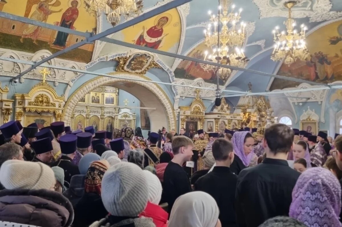    Новый глава Красноярской митрополии Никита провёл первую службу