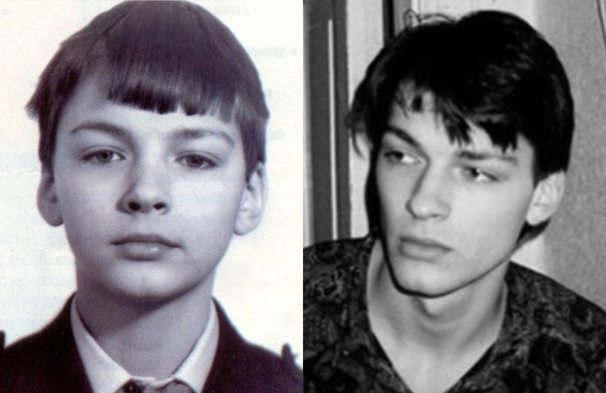 на фото Даниил Страхов в детстве и юности 