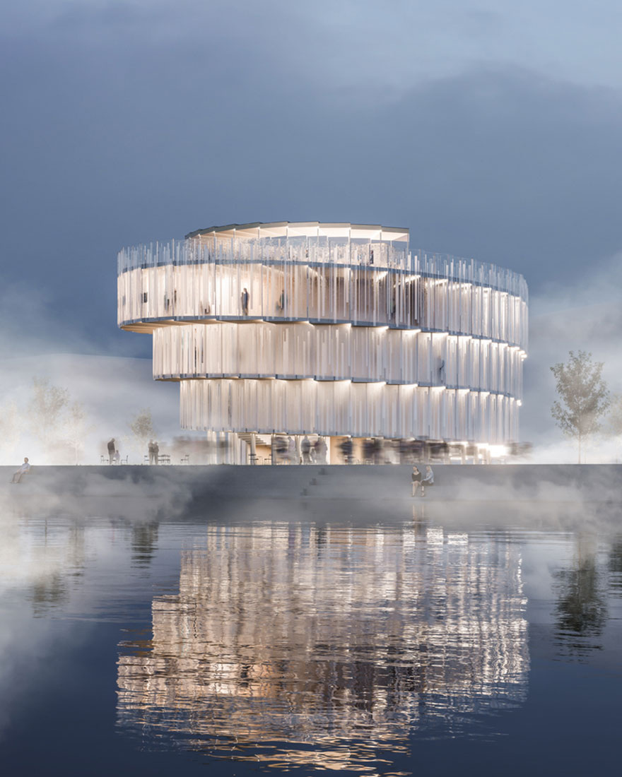 Один из павильонов, спроектированный Су Фудзимото