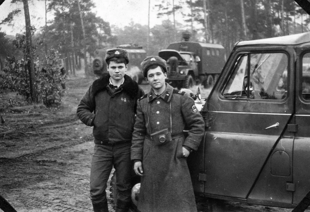 Где-то на учениях... фото Юрия Смирнова.