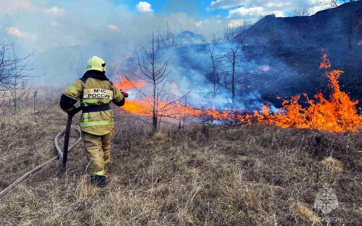    В Липецкой области стартовал пожароопасный сезон МЧС России