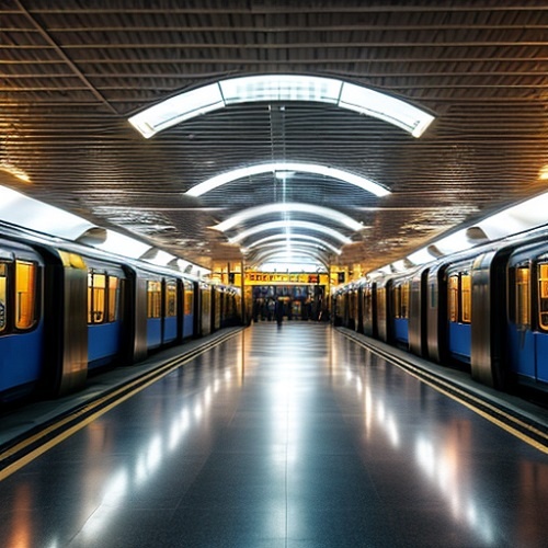 Современный городской вокзал