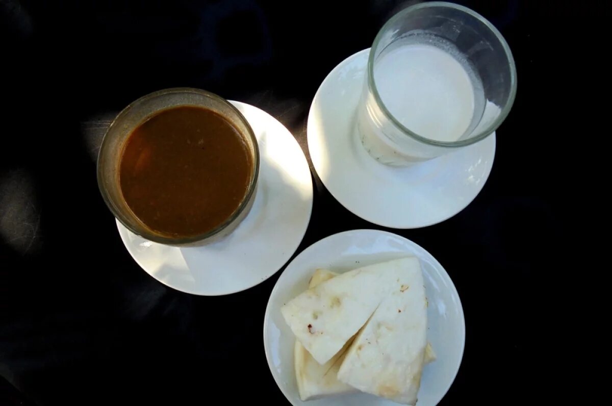    Кофе, рыба и кефир.