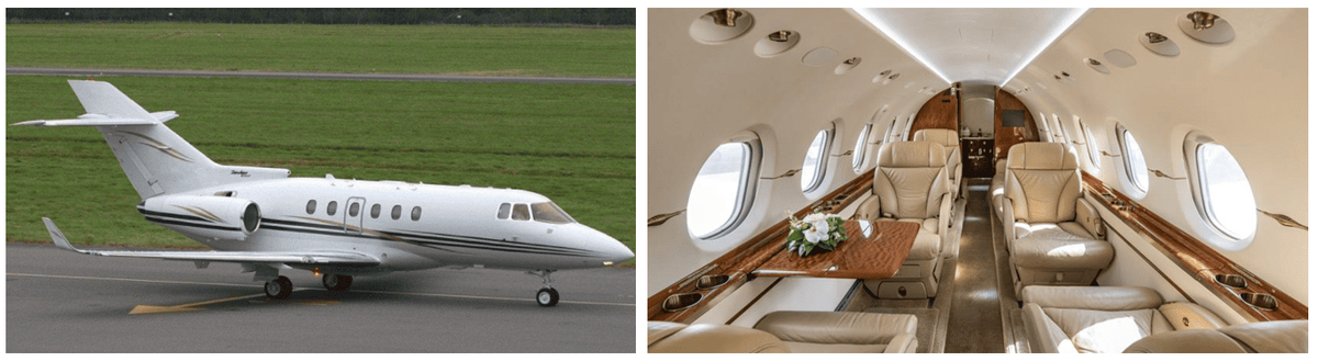 Купить частный самолет Hawker 850XP. Покупка бизнес-джета.