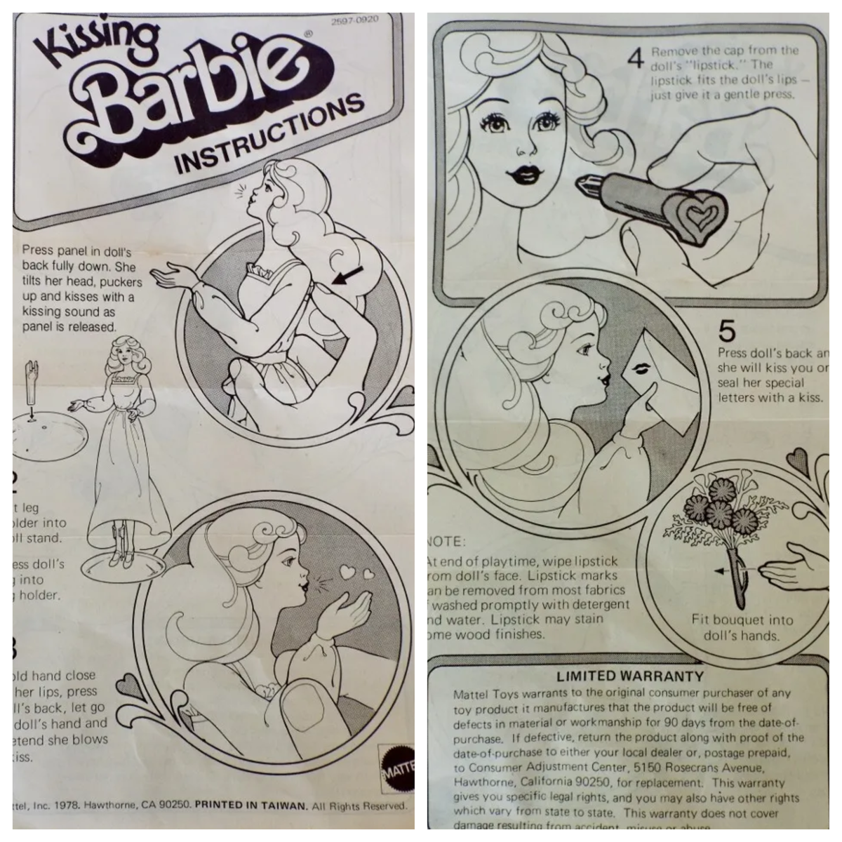 Барби учит целоваться)