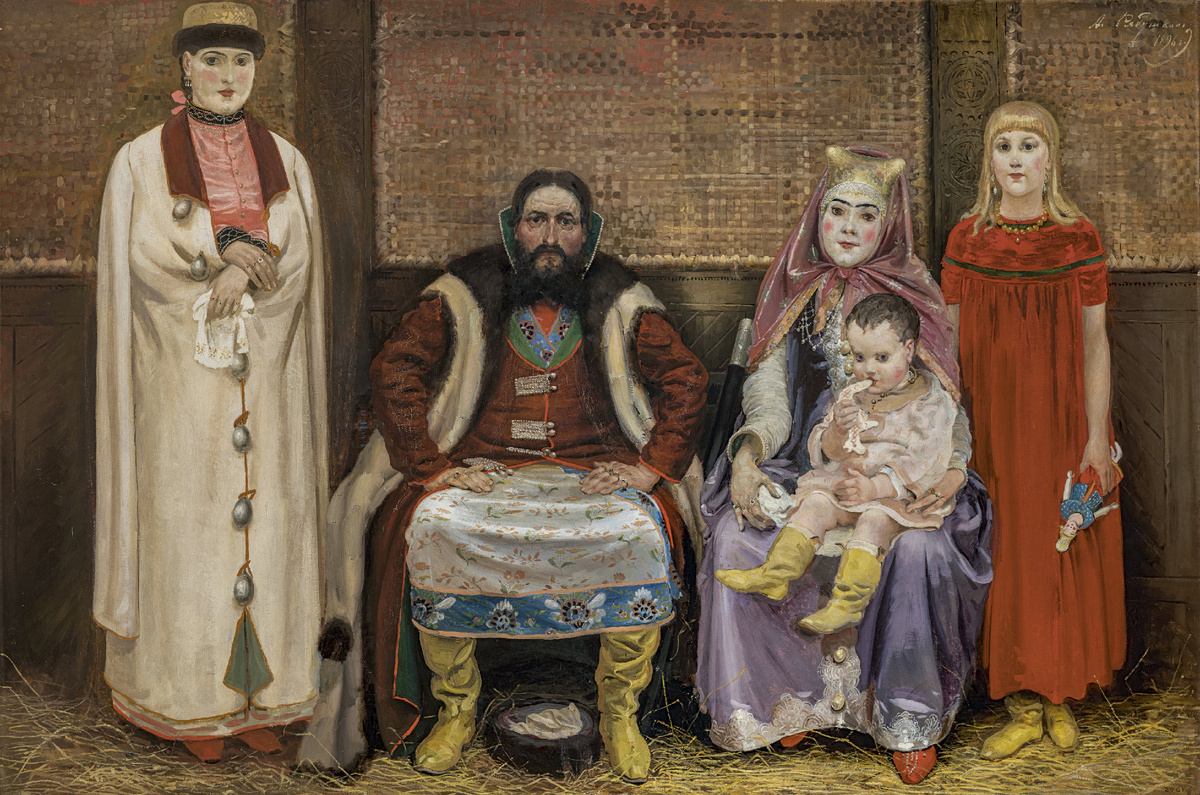 Андрей Рябушкин «Семья купца в XVII веке», 1896