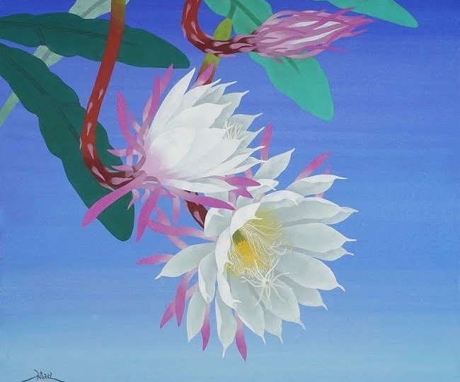 Подборка восточных картин и хокку к ним.