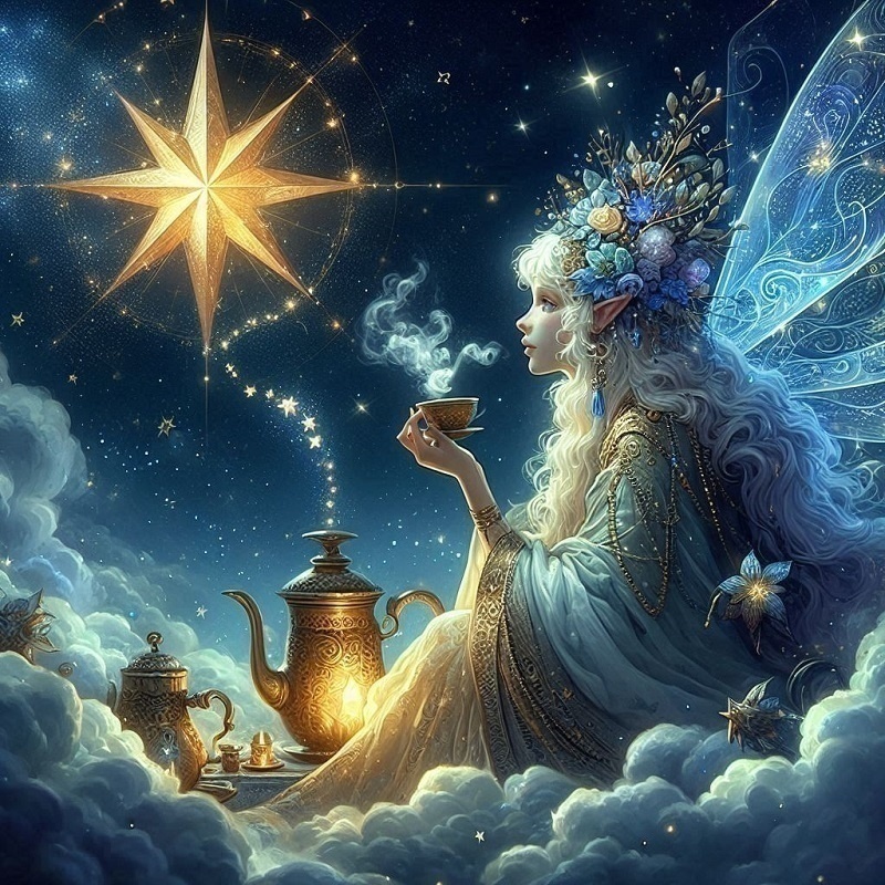 Фея Аверона слушает сказки, рассказанные звездами