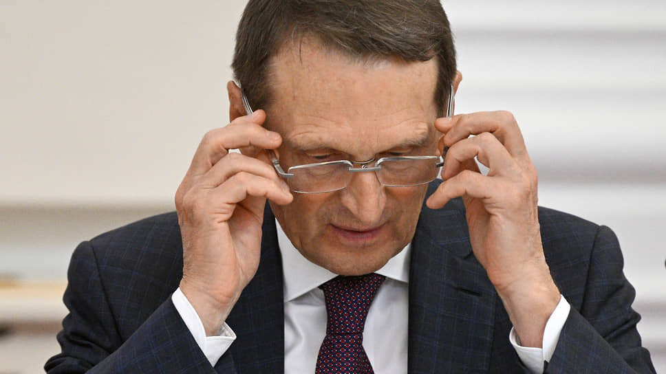 Глава СВР Сергей Нарышкин.📷Фото: Глеб Щелкунов / Коммерсантъ